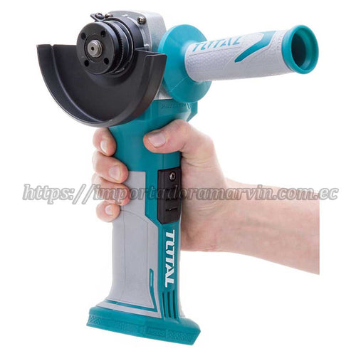 Amoladora Inalámbrica TOTAL 4 ½ 20V INDUSTRIAL. Importadora Marvin